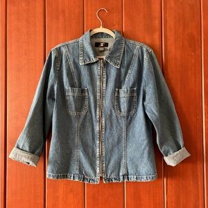 Vintage Rafaella Jeans denim zip up jacket